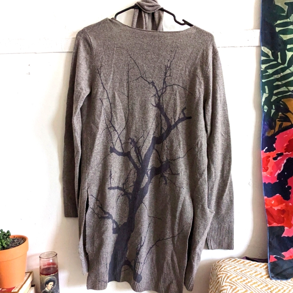 AXARA Paris Cashmere Knit Draped Sweater Top